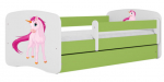 Lastevoodi Kocot Kids Babydreams Unicorn, roheline v., 80 x 180 cm, ilma voodipesukastita, ilma madratsita