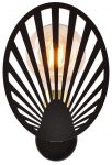 Valgusti seinale Emibig Talia K1, E27, 1 x 15 W, must v.