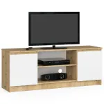 TV-laud Akord RTV K140, tamm v./valge v., 40 cm x 140 cm x 55 cm