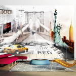 Fototapeet Artgeist New York Streets, 70 cm x 70 cm