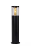 Vabalt seisev v&auml;lisvalgusti Lucide Fedor 14899/50/30, 40W, E27, IP44, must v., 13 cm x 49 cm