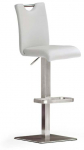 Baaritool MCakcent Bardo Square, matt, valge v., 50 cm x 40 cm x 91 cm