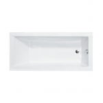 Vann, sisseehitatav Besco Modern, 160 cm x 70 cm x 55.5 cm, ristk&uuml;lik, valge