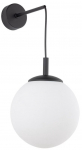 Valgusti seinale TK Lighting Esme, E27, 1 x 15 W, must v.