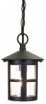 Rippuv t&auml;navavalgusti Elstead Lighting Hereford 1, 60W, E27, IP43, must v., 15 cm x 38 - 47.5 cm