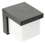 &Otilde;ue seinavalgusti GTV, 10W, LED, IP54, must v., 11.5 cm x 11.5 cm