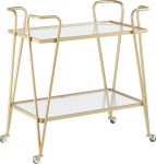 Metallist k&auml;ru Beliani Noti, l&auml;bipaistev v./kuldne v., 45 cm x 76 cm x 83 cm