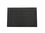 Uksematt Domoletti 3D, must, 40 cm x 60 cm x 1 cm