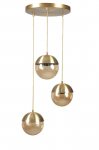 Valgusti rippuv Opviq Chandelier Kure 8709-3, E27, kuldne v.