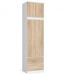 Riidekapp Akord S60, tamm v., 60 cm x 51 cm x 234 cm