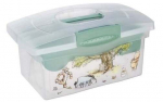 Kaanega hoiukarp, esemete hoidmiseks Keeeper "Winnie the Pooh", l&auml;bipaistev/roheline, 40 x 24 x 21 cm