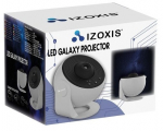 Seina- ja laeprojektor Izoxis Galaxy 24941, valge v.