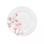 Taldrik magustoidu Ambition Magnolia, &Oslash; 19 cm, valge v./roosa v.