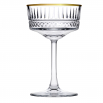 &Scaron;ampuseklaaside komplekt Pasabahce Elysia Gold, klaas, 0.260 l, 4 tk