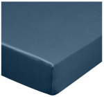 Voodilina Dina, tumesinine, 200 x 220 cm, kummiga