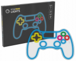 Dekoratsioon Manta Style Neon Lights Gamepad LED-valgustusega, 25.8 cm, sinine v./punane v./kollane v.