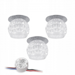 Valgusti s&uuml;vistatav Spot-Light Cristaldream, G4, l&auml;bipaistev v., 3 tk x 2.3 W