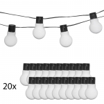 J&otilde;ulutuled 4IQ, 2 m, k&uuml;lm valge v., 20 LED