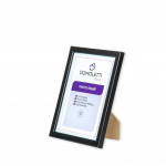 Fotoraam Domoletti, 13 cm x 18 cm, must