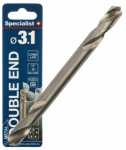 Metallist puurikomplekt, kahe otsaga Specialist+ Double End, metall/teras/roostevaba teras, hss, keermestatud, 3.1 mm x 4.9 cm