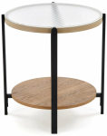 Kohvilaud Kamala, pruun v./must v., 53 cm x 53 cm x 55 cm