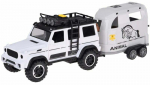 M&auml;ngumaastur haagisega Toystar Horse Trailer ZA5912, valge