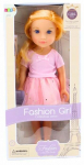 Nukk Lean Toys Fashion Girls, 44 cm, roosa v.