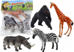 Kujukeste komplekt Lean Toys Animal Kingdom, 4 tk, mitmev&auml;rviline