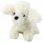 Pehme m&auml;nguasi koer 22423, valge, 12 cm