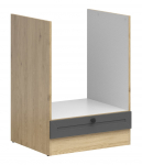 K&ouml;&ouml;gikapp ahju jaoks Junona Line, tamm v./grafiit v., 51 cm x 60 cm x 82.5 cm