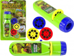 Projektor taskulamp Lean Toys Dinosaur, 14 cm, roheline v.