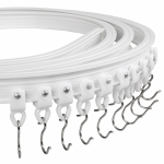 Lae kardina siin, koos tarvikutega Karpol Flexible, 300 cm, valge v.