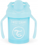 Laste pudel Twistshake Mini 78268, 230 ml, 4 kuud, 8 cm, pol&uuml;prop&uuml;leen (pp)/termoplastkumm (tpe), helesinine v.