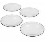 Taldrikute komplekt magustoidu Hermia Pure, &Oslash; 20 cm, l&auml;bipaistev v.
