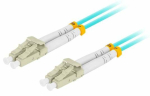 Optiline kaabel Lanberg Patchcord Duplex LC Duplex, LC Duplex, 3 m, sinine v./hall v.