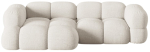 Nurgadiivan Cosmopolitan Design Loretto Sorella 03, beige melange v., vasak, 147 x 250 cm x 68 cm