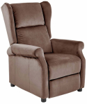 Allalastava seljatoega tugitoolid Agustin 2, mokka brown v., 75 cm x 92 cm x 107 cm