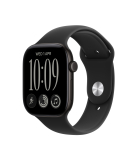 Nutikell Apple Watch Series 12 GPS + Cellular 46mm MJG84ET/A, black alumiiniumist korpus koos black sportrihmaga - S/M