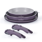 Pannide komplekt Swiss Haus SH-GCFP5LT, &Oslash; 27 cm, alumiinium, Violetne v.