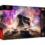 Pusle Trefl Premium Plus World Of Tanks 12125, 48 cm x 68.3 cm, 1000 tk, mitmev&auml;rviline