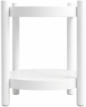 Kohvilaud Akord Furniture Factory Terra, valge v., 44.5 cm x 44.5 cm x 48 cm
