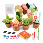 Loovkomplekt, heegeldamiskomplekt Cactus, mitmev&auml;rviline