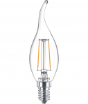 Lambipirn Philips LED, B35, 2700 &deg;K, E14, 2 W, 250 lm