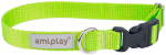 Kaelarihm koertele Amiplay Samba, roheline, 450 - 700 mm x 25 mm, 45-70
