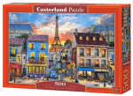 Pusle Castorland Streets Of Paris 500el. B-52684, 47 cm x 33 cm, 500 tk