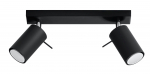 Valgusti lagi Sollux Ring 2 10516341, GU10, 2 x 40 W, must v.