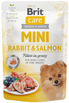 M&auml;rg koeratoit Brit Care Mini Rabbit & Salmon, kalaliha/k&uuml;&uuml;likuliha, 0.085 kg
