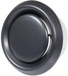 Ventilatsiooniplafoon Europlast VD100A, antratsiit, 100 mm