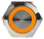 Korpuse detailid DimasTech Vandalism Switch Silverline PD023, roostevaba teras/oranž