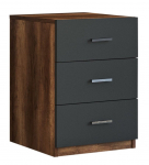 Kummut Kalune Design Vario C 956LCS1301, antratsiit v./pruun v., 61.8 cm x 44.5 cm x 46.5 cm